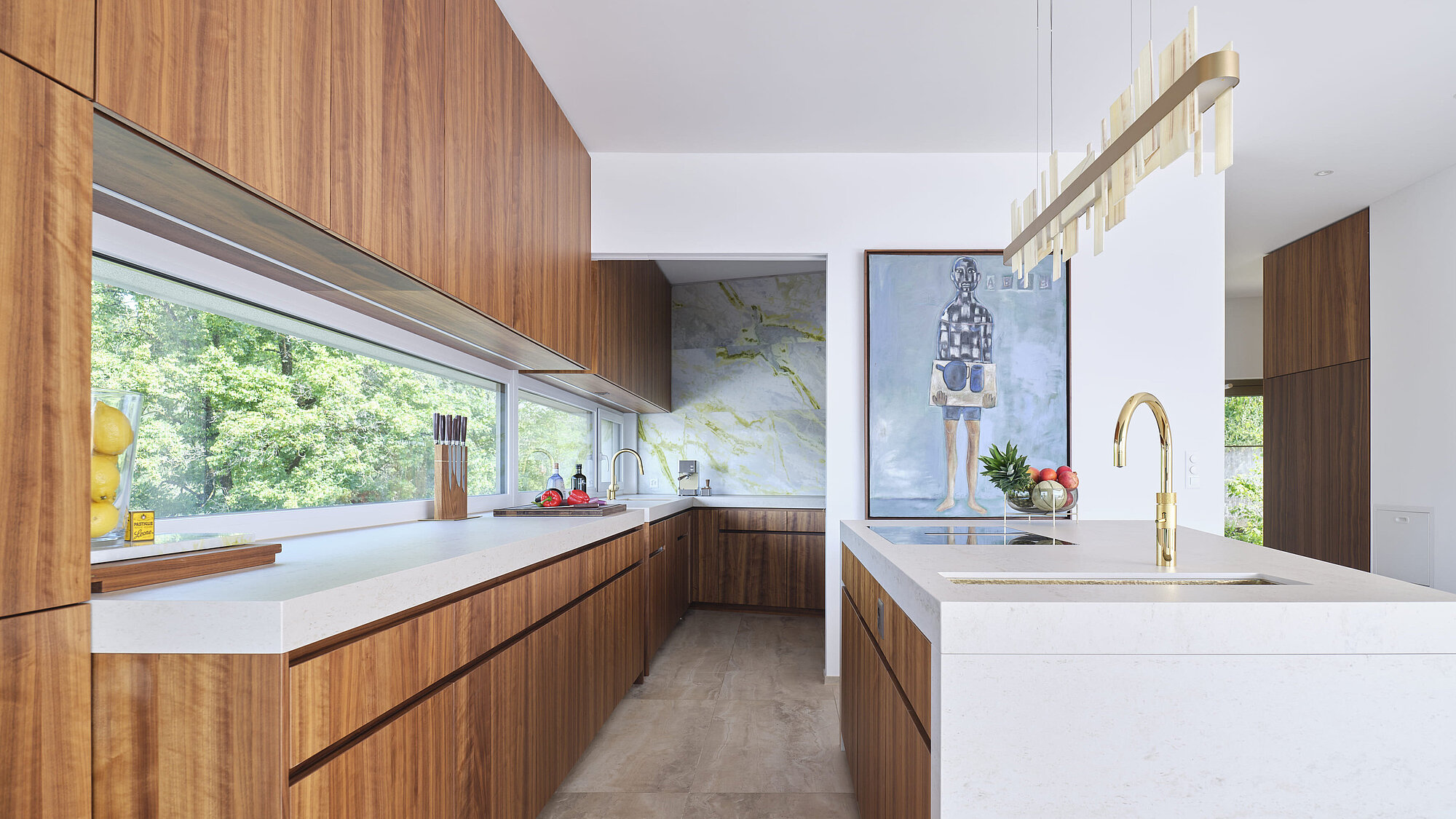 Interior view of the VILLA HECHT detached house, kitchen