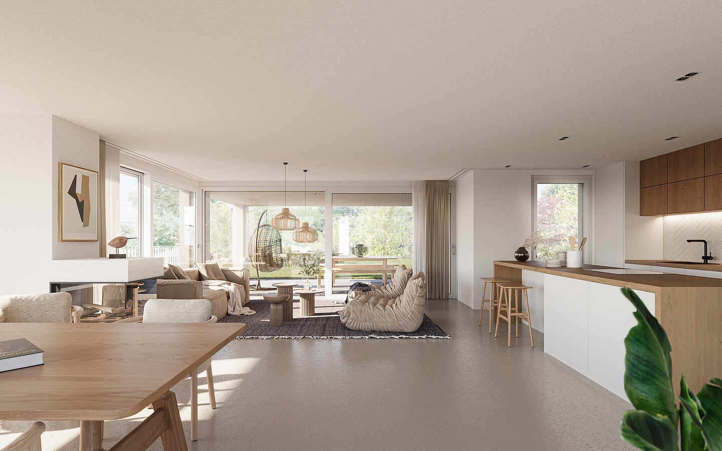 Projekt Einfamilienhaus RADIANT, Innenansicht