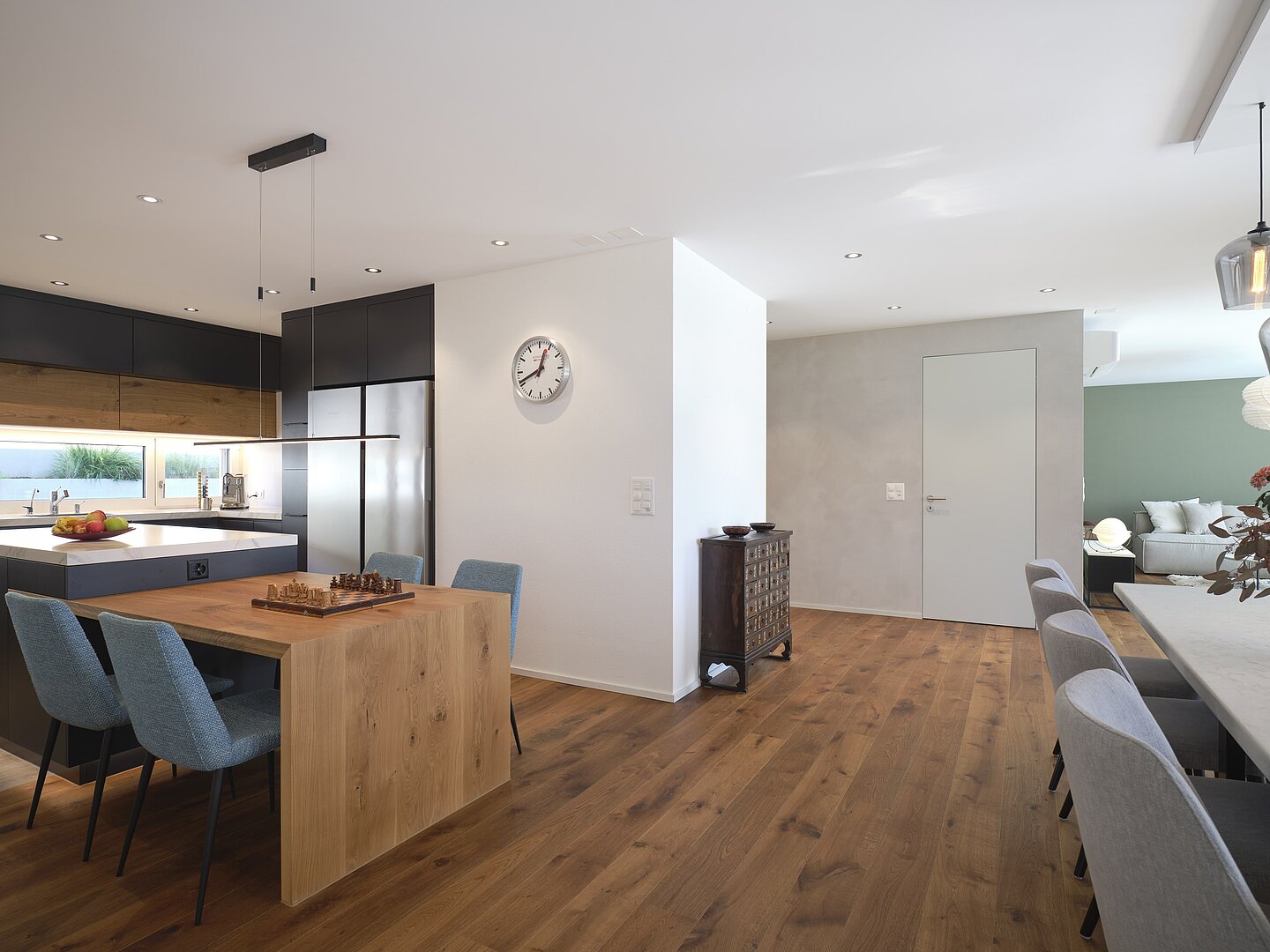 Das Einfamilienhaus VITIS VINIFERA in der Innenansicht, Wohnzimmer