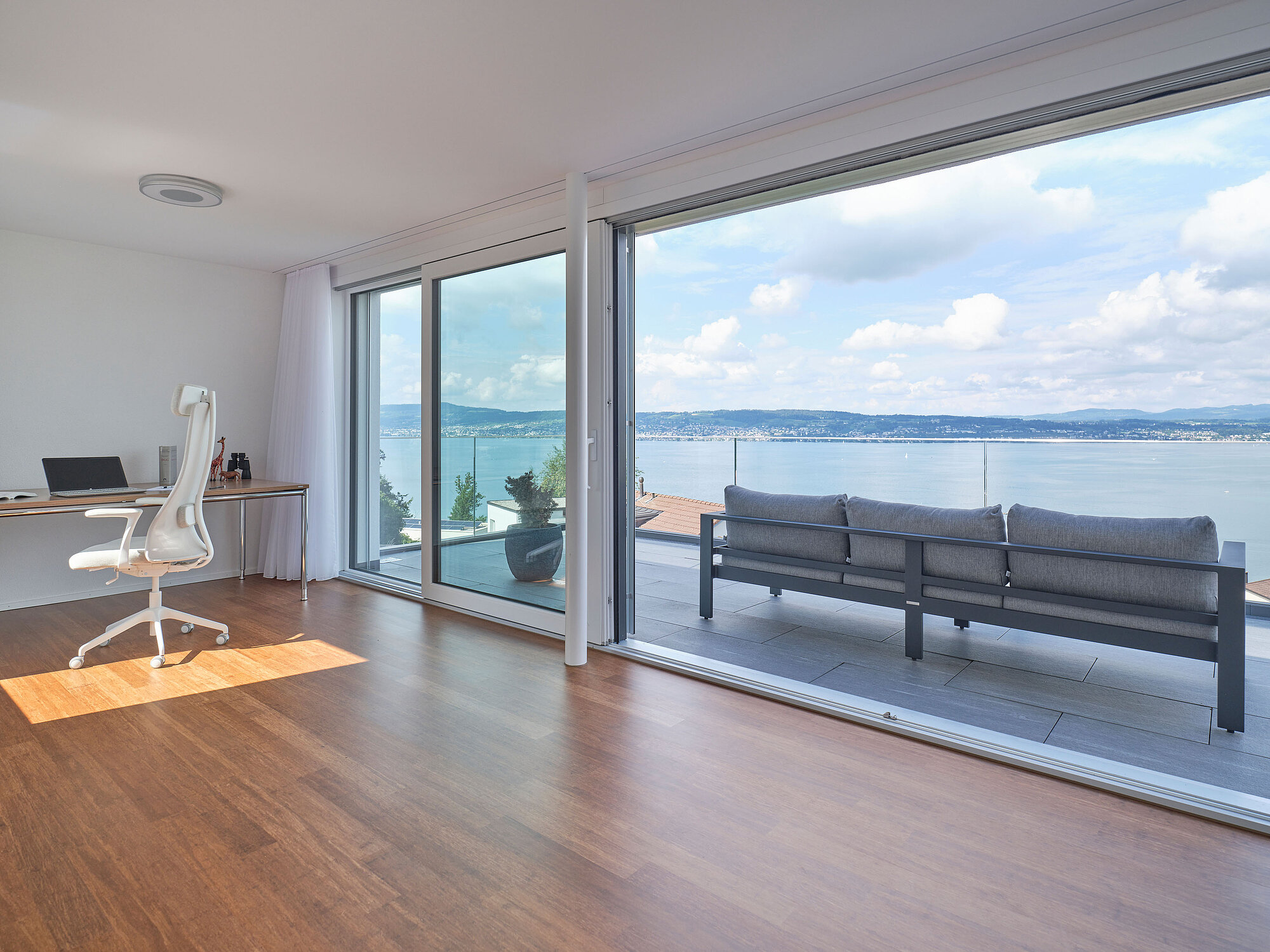 Interior view of the COAST detached house, office