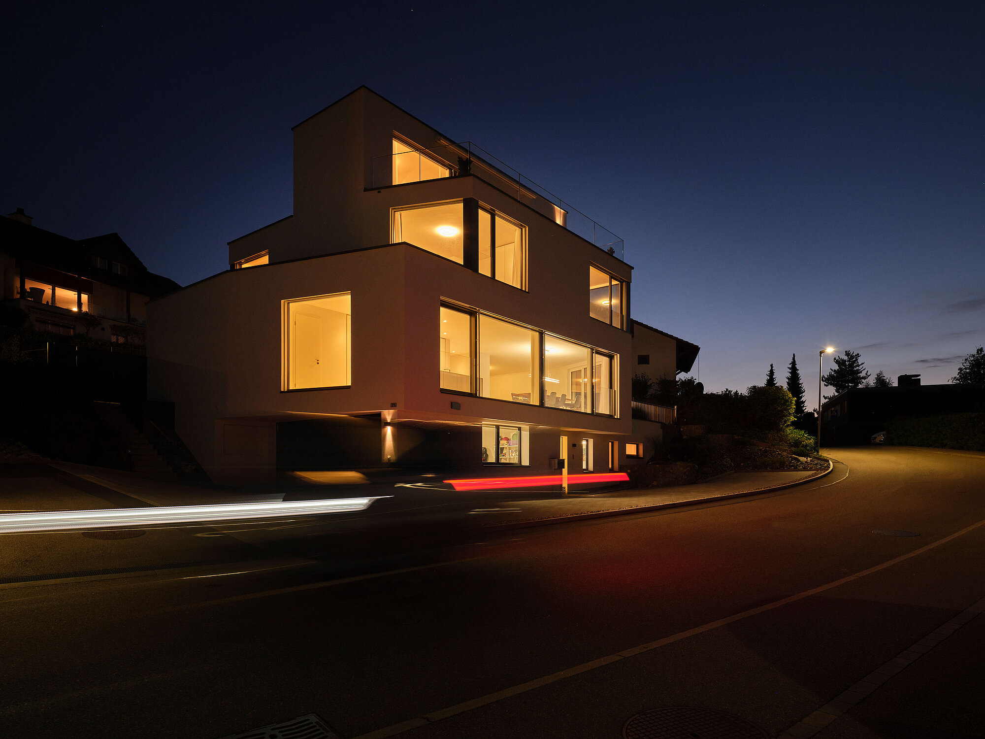 Exterior view of the COAST detached house, street side