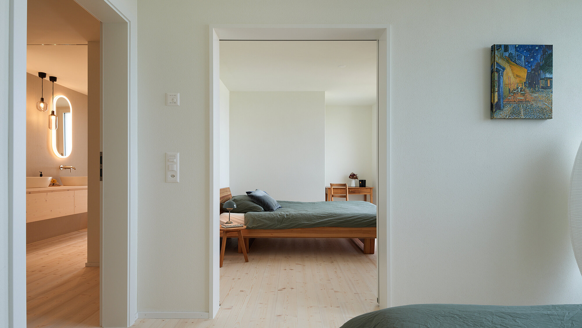 Das Einfamilienhaus ALEA in der Innenansicht, Flur