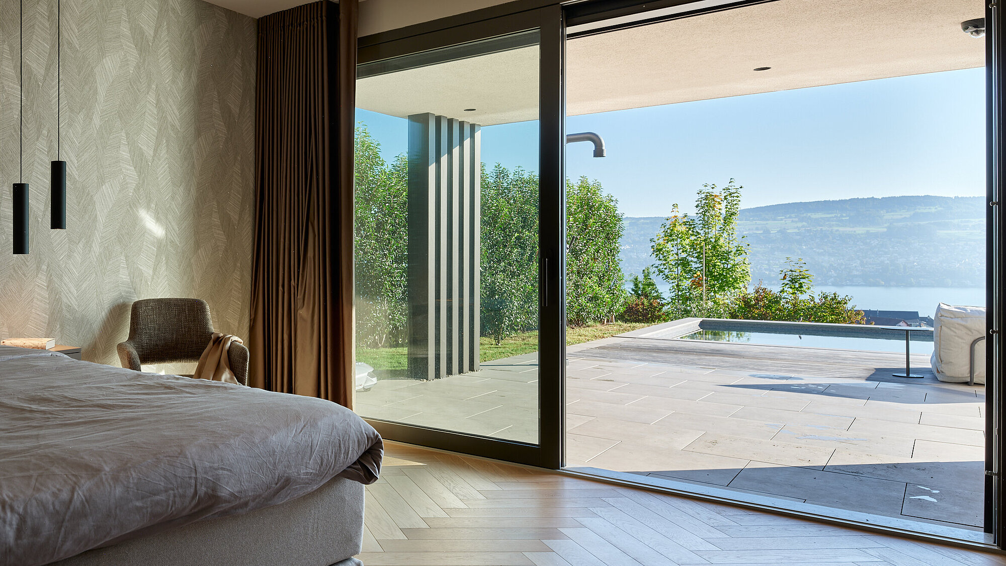 Das Einfamilienhaus MESA in der Innenansicht, Gästezimmer