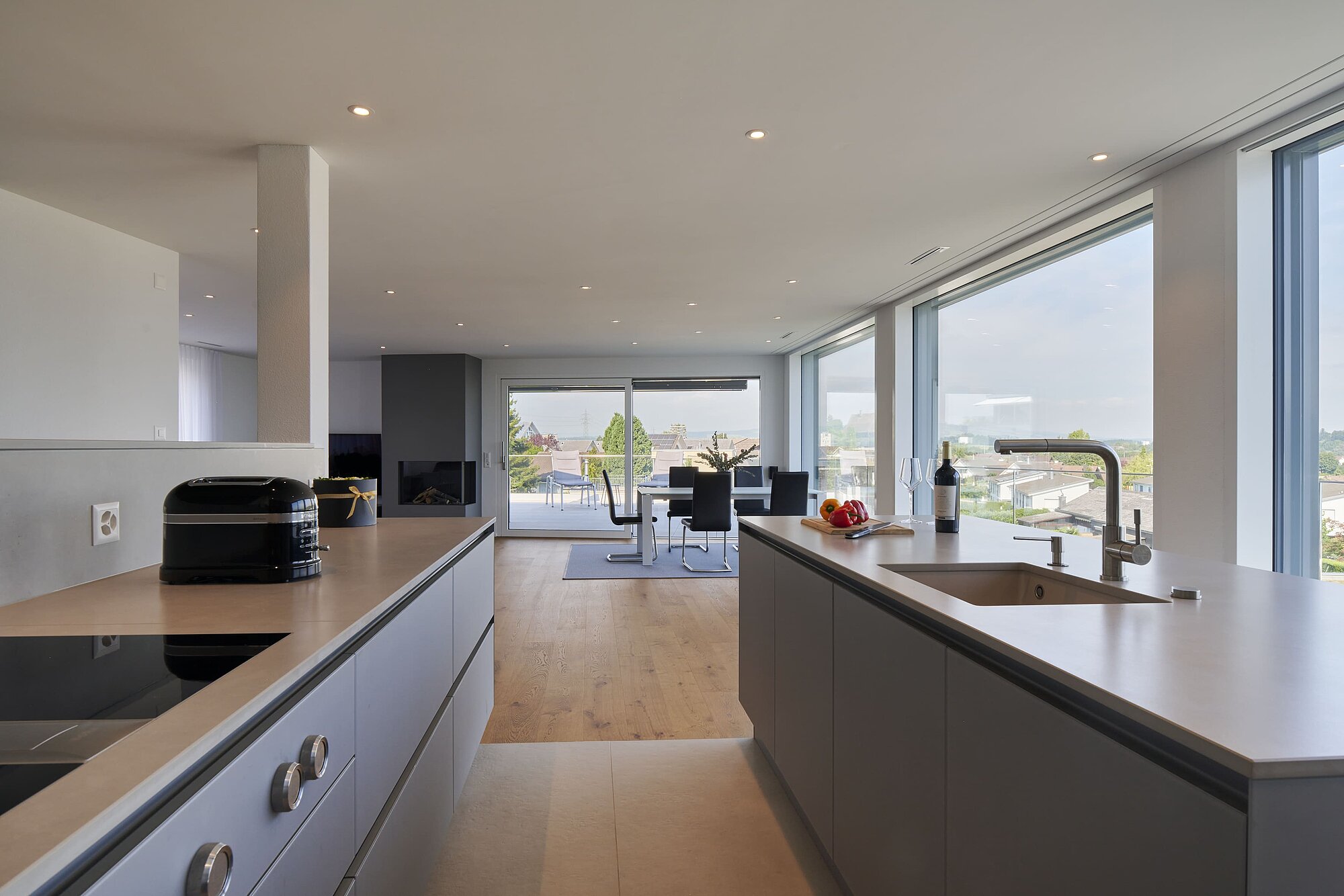 Interior view of the BELLEVUE detached house, kitchen