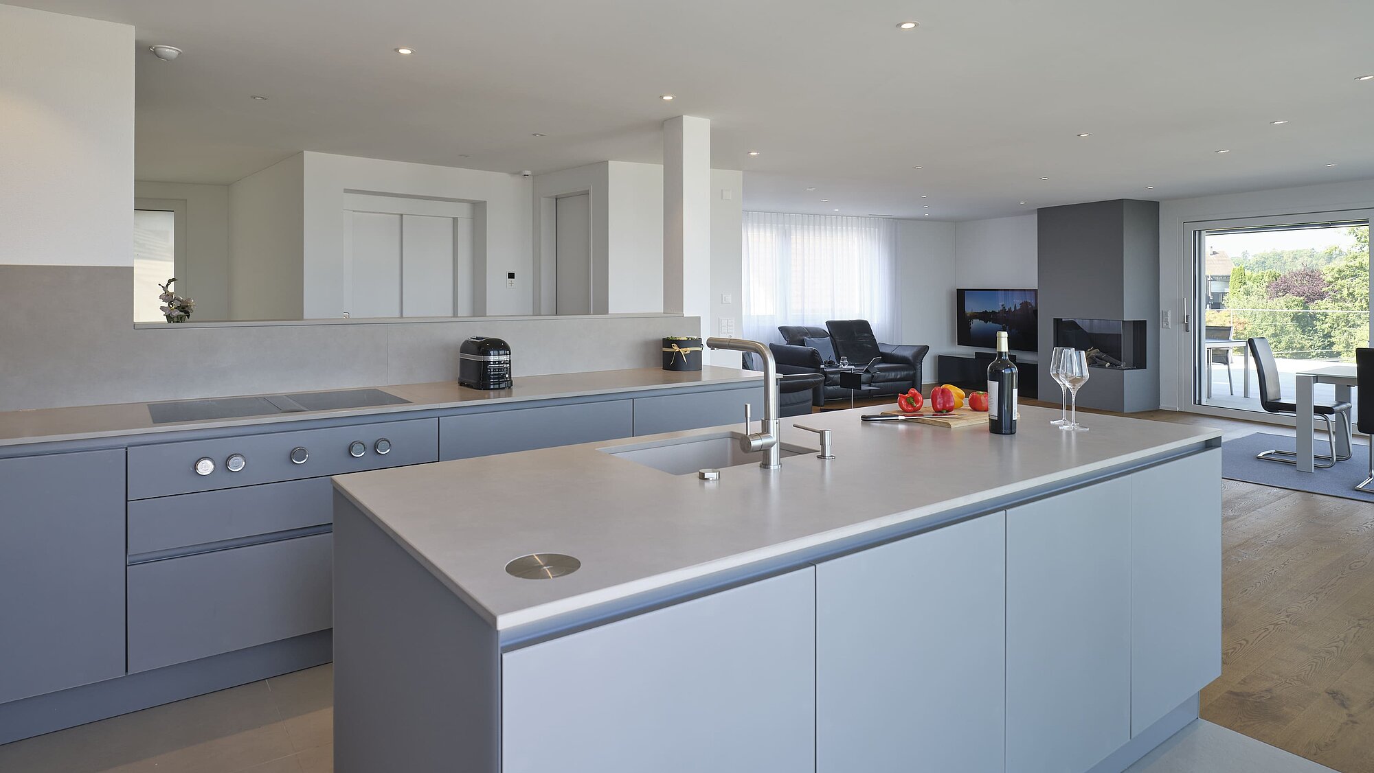 Interior view of the BELLEVUE detached house, kitchen