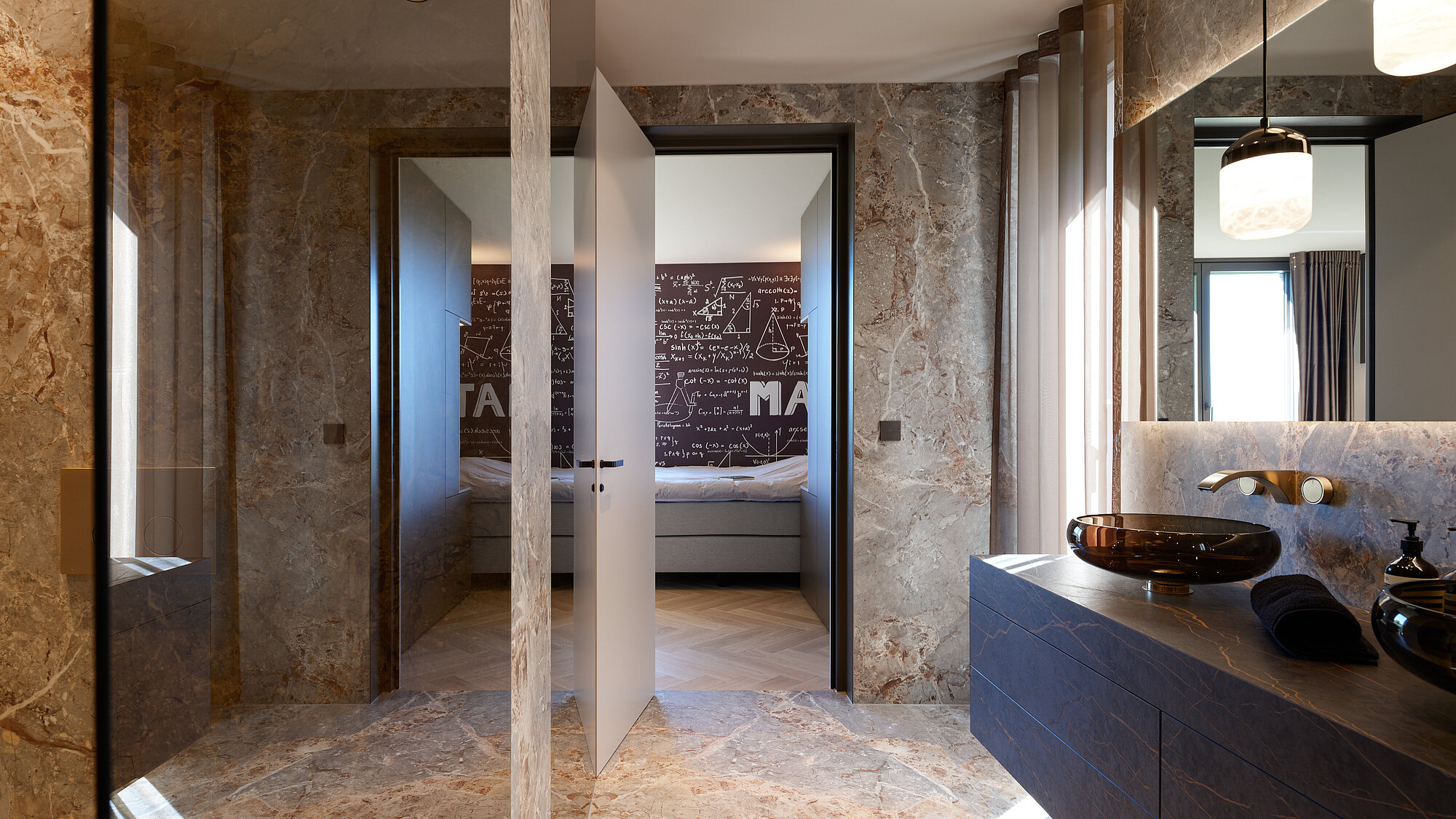 Das Einfamilienhaus MESA in der Innenansicht, Badezimmer