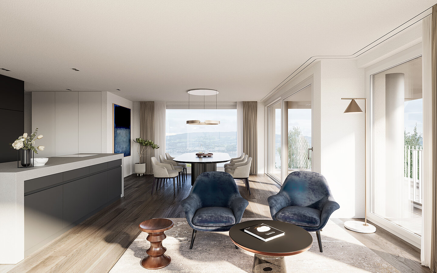 Projekt Einfamilienhaus RADIANT, Innenansicht