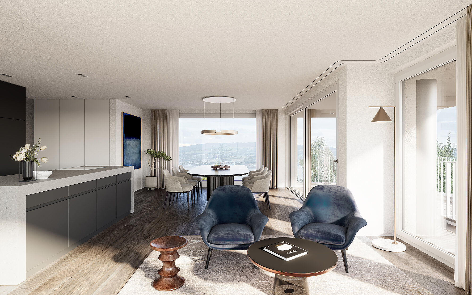 Projekt Einfamilienhaus RADIANT, Innenansicht