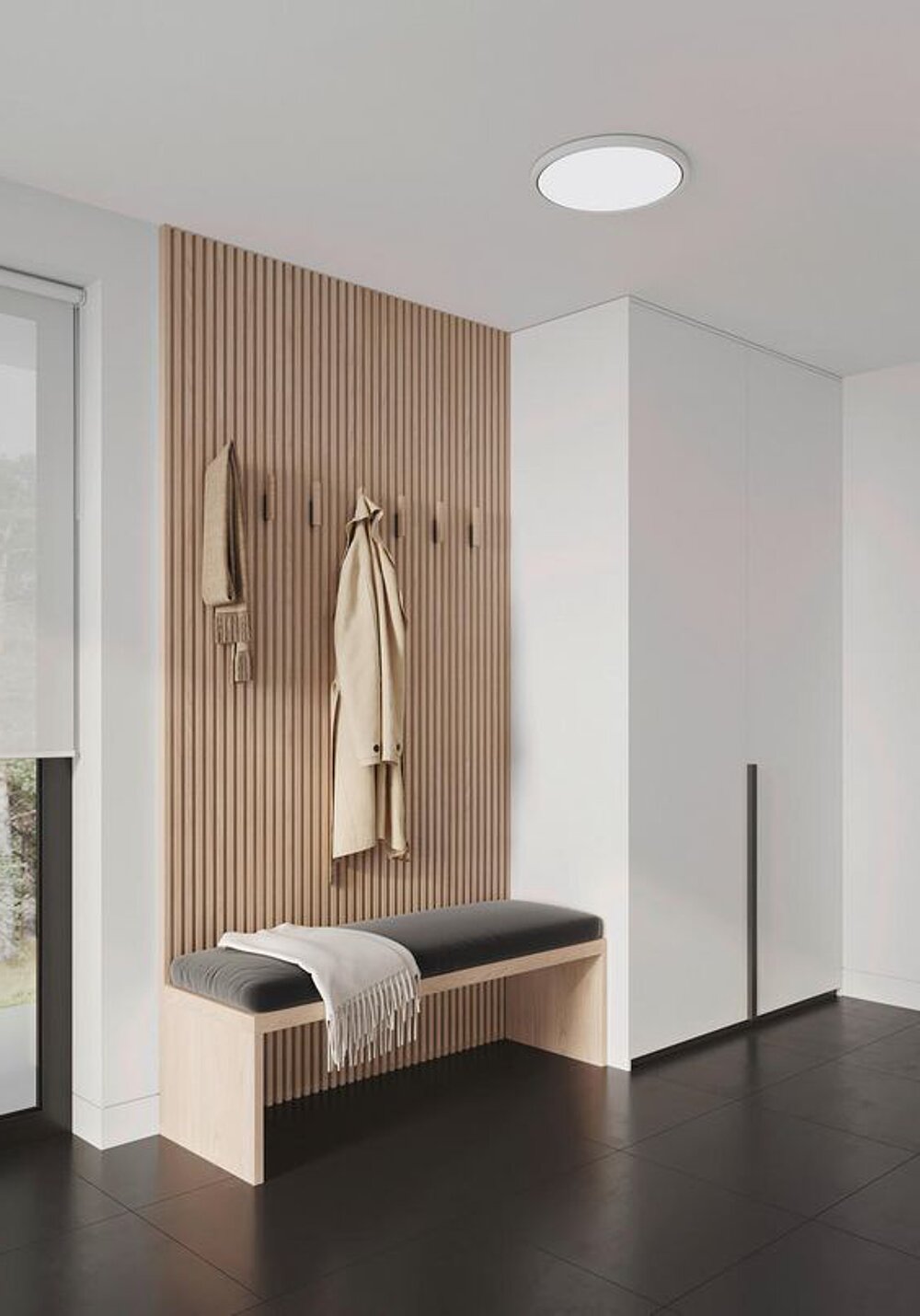 Garderobe mit Sitzbank