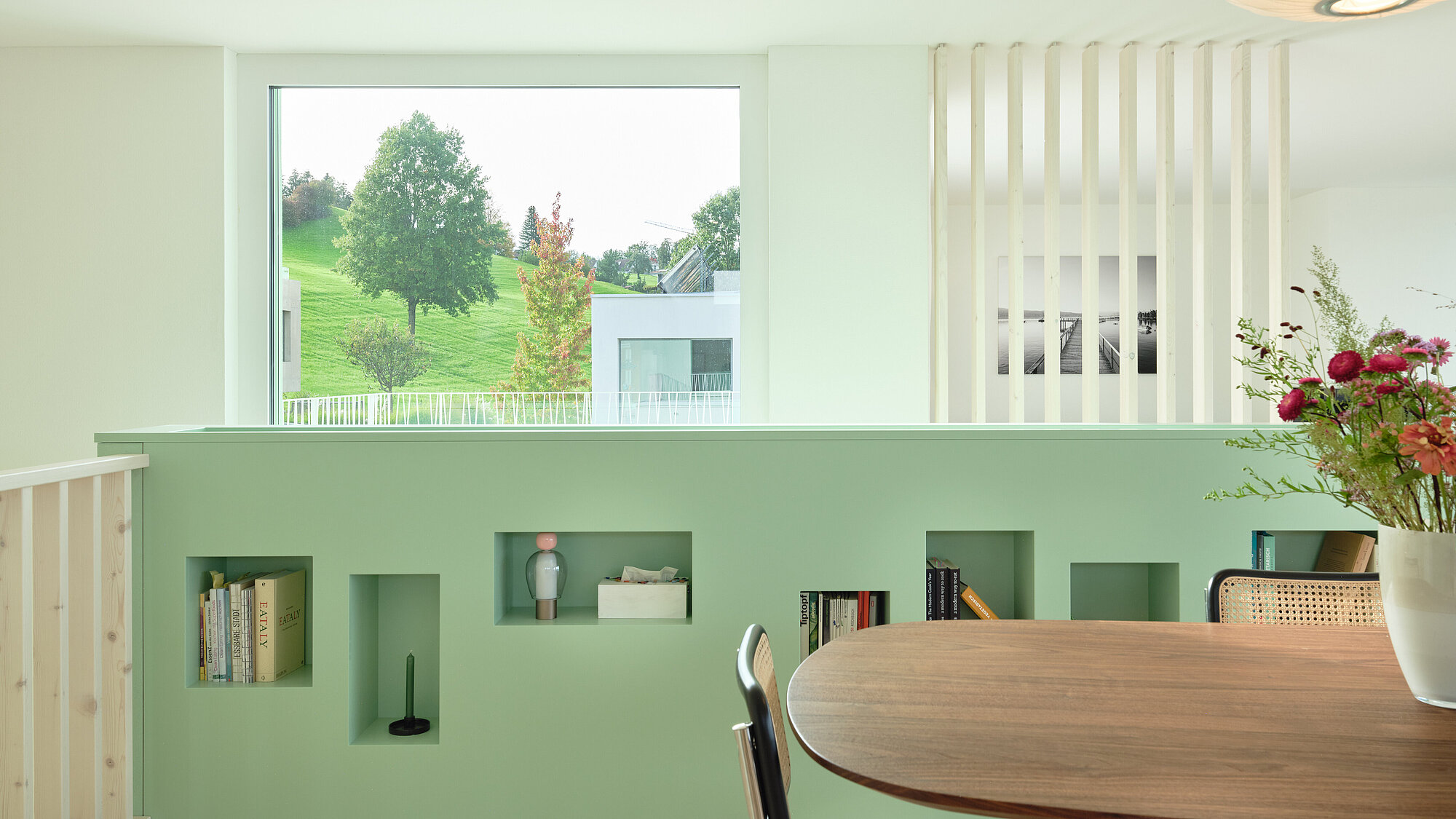 Das Einfamilienhaus ALEA in der Innenansicht, Essbereich