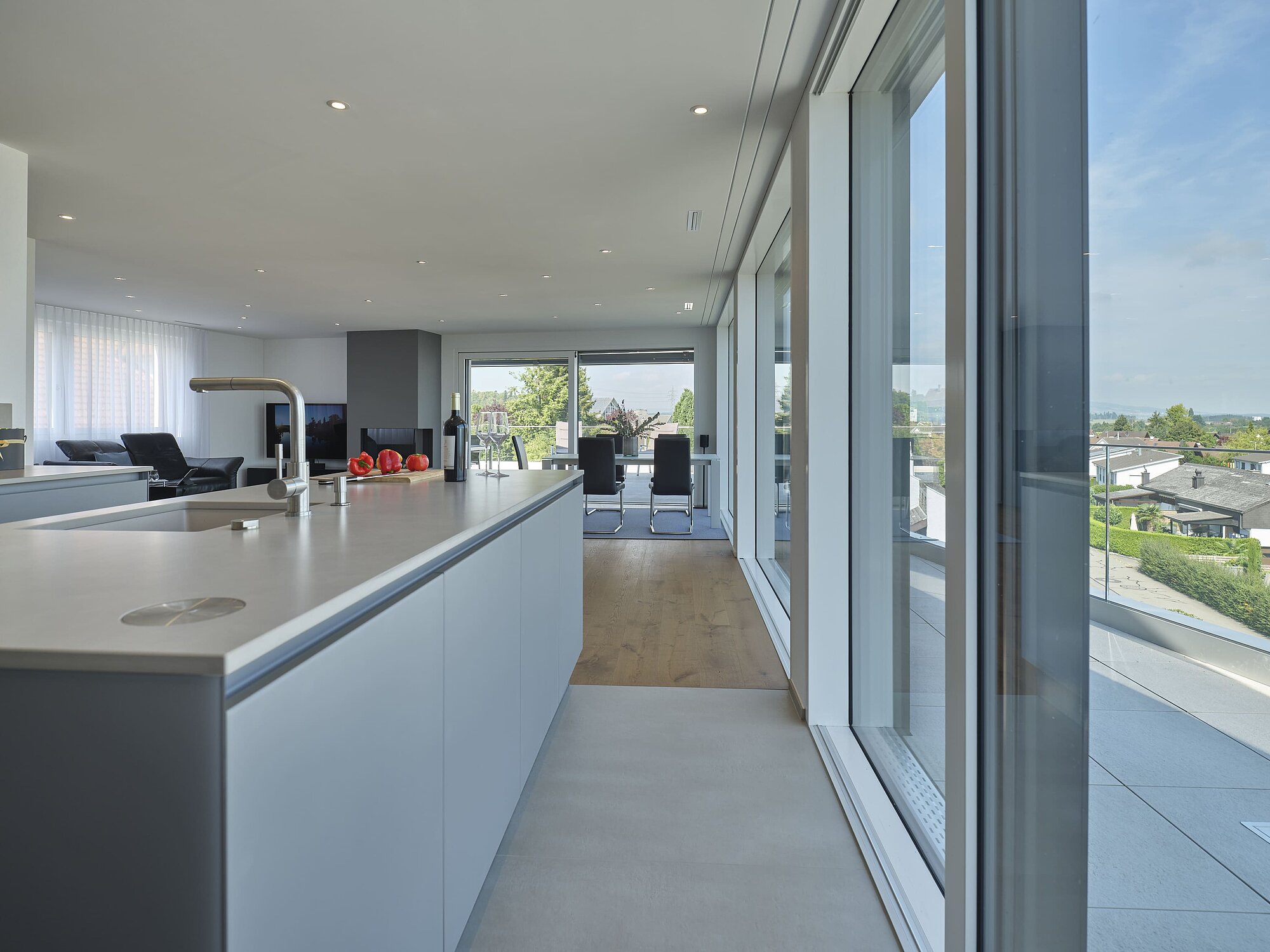 Interior view of the BELLEVUE detached house, kitchen