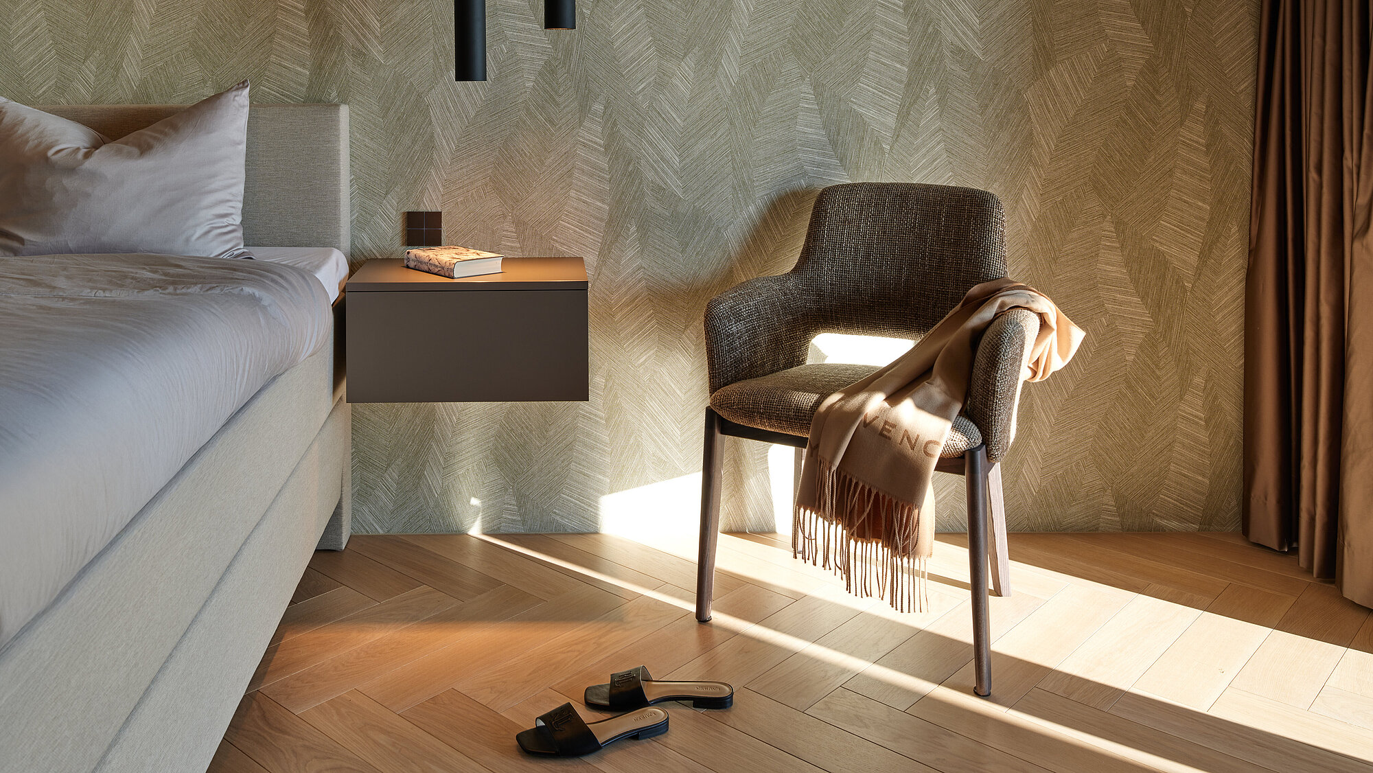 Das Einfamilienhaus MESA in der Innenansicht, Gästezimmer