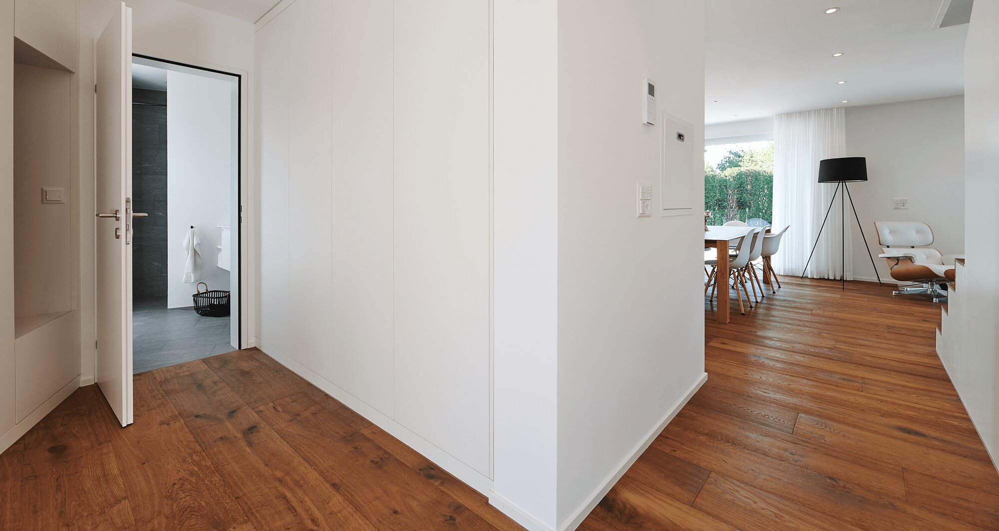 Interior view of the KOENIGSEGG detached house, hallway