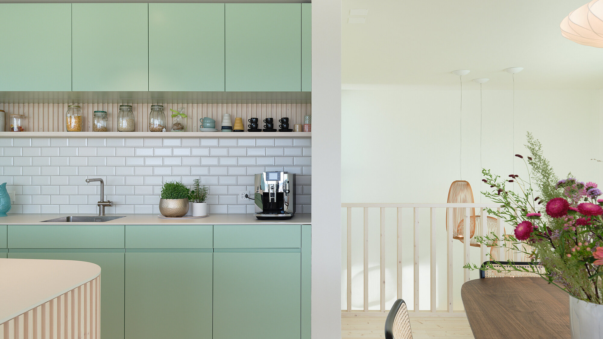 Das Einfamilienhaus ALEA in der Innenansicht, Küche