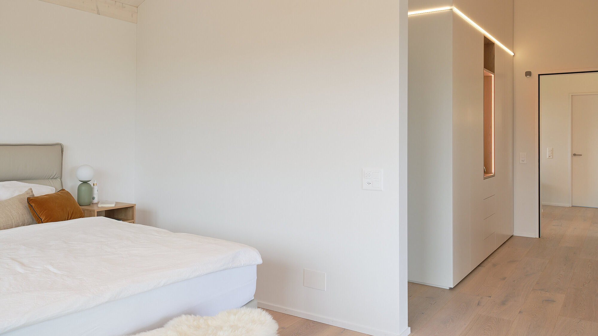 Das Einfamilienhaus KENSINGTON in der Innenansicht, Schlafzimmer