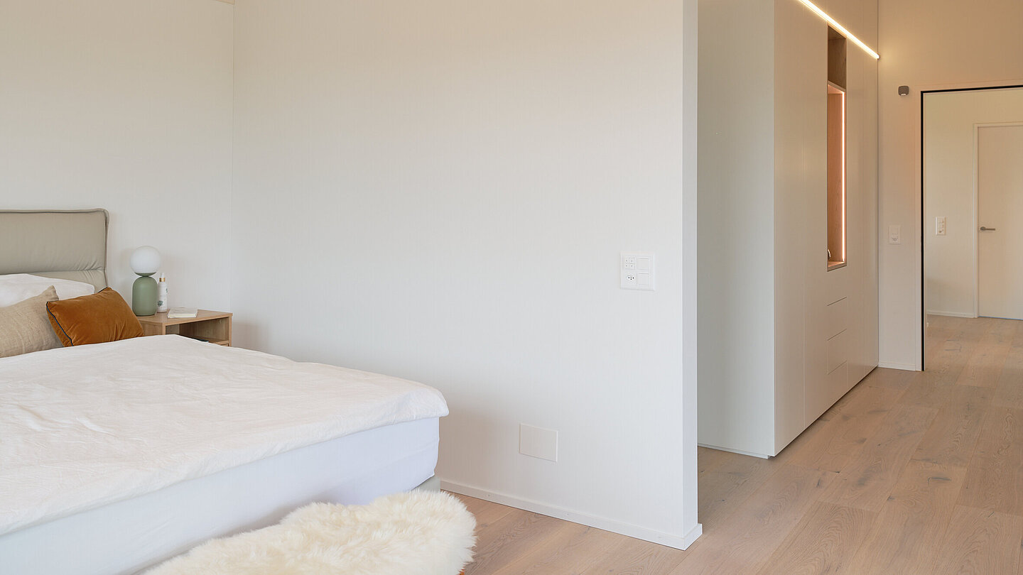 Das Einfamilienhaus KENSINGTON in der Innenansicht, Schlafzimmer