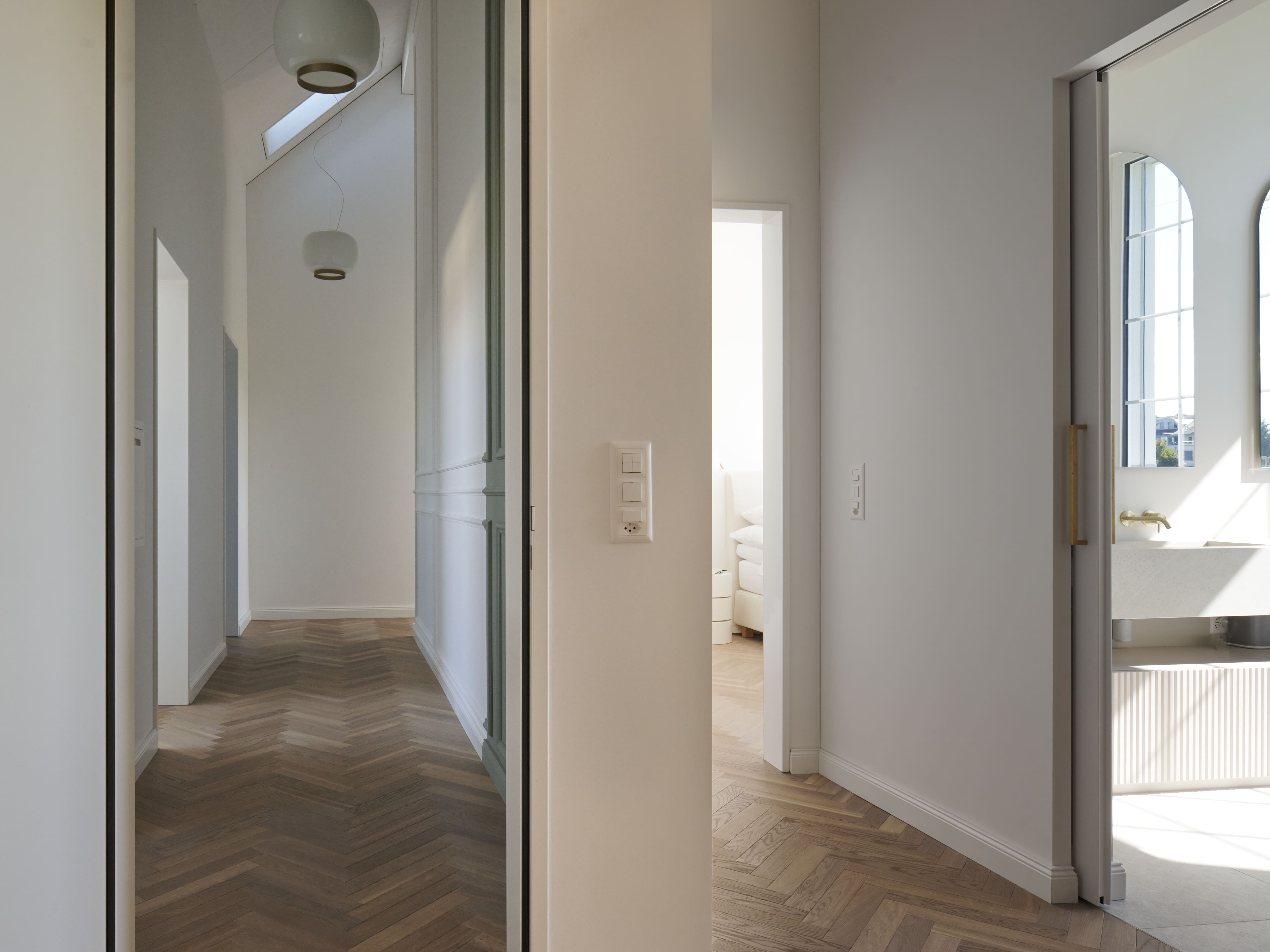 Das Einfamilienhaus MEADOW in der Innenansicht, Flur